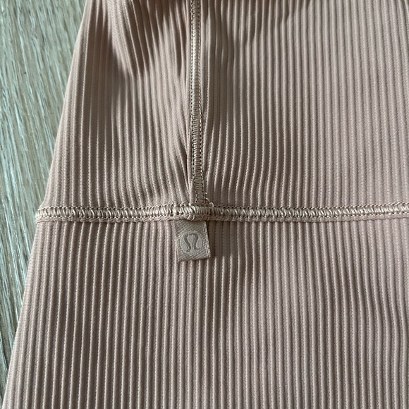Lululemon Athletica Power Pivot Ribbed Tank Top / Pink Clay - Picture 7 of 10